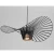 Lampa designerska wisząca KAPELUSZ SOMBRERO ST-8052-140 black - Step Into Design
